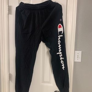 New CHAMPION black mens sweatpants/ joggers size medium with pockets